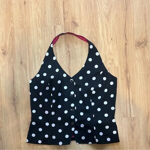 Polka Dot Halter Top & Skirt (SET)